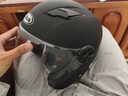 双镜片3C认证电动车头盔四季通用电瓶摩托车男士头盔防雾轻便女士安全帽 623双镜片【雅黑】 实拍图