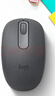 罗技（Logitech）M196 无线蓝牙鼠标 办公鼠标 笔记本商务办公家用 小巧便携 对称手型 石墨灰 实拍图