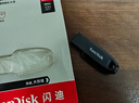 闪迪（SanDisk）128GB USB3.2 U盘 CZ550黑色 读速100MB/s 安全加密 数据恢复 学习办公电脑车载 高速大容量优盘 实拍图
