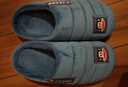 大嘴猴（paul frank）棉拖鞋男士秋冬季室内家居拖鞋毛绒保暖厚底棉鞋男款深蓝270PF607 实拍图
