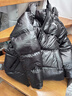 彪马（PUMA）90绒短款鸭绒羽绒服男女同款冬季保暖亮面运动外套585408 黑色-01 L (180/100A) 实拍图