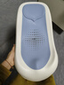 十月结晶宝宝浴架洗澡神器可坐可躺婴儿浴架婴儿浴盆通用浴架雾霾蓝 实拍图