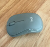 罗技（Logitech）M221 轻音鼠标 无线鼠标 办公鼠标 对称鼠标 带无线微型接收器 薄荷绿 实拍图