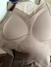 婷美100%绵羊毛填充保暖背心女带胸垫免穿文胸秋冬加绒无痕打底内衣 实拍图