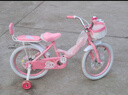 永久儿童自行车3-8岁小孩脚踏单车宝宝中大童女孩公主款童车 【升级-白胎】小猫粉+护具礼包 18寸 实拍图