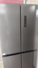 美的（Midea）471L十字门冰箱全空间养鲜抗菌净味一级能效风冷无霜双变频以旧换新BCD-471WSPZM(E)国家补贴 实拍图