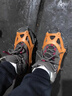 哥尔姆冰爪防滑鞋套 户外雪地 钢冰爪登山鞋 钉滑雪 黑色L码11齿 实拍图
