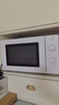 美的（Midea）【给老家送年货东哥同款】快捷微波炉 家用小型 360°转盘加热 旋钮操控 易洁内胆（M1-L213B） 实拍图