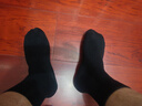 京东京造【10A抑菌袜】新疆棉四季秋冬吸汗休闲袜透气简约黑5双 实拍图