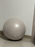 Keep瑜伽球防滑抗压普拉提健身专用孕妇助产训练平衡球 燕麦白55cm 实拍图