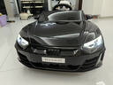 星辰皓奥迪儿童电动车四驱汽车遥控四轮宝宝玩具车可坐人童车RSGT 黑色+四驱+遥控+摇摆+皮座+软轮 实拍图