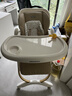 哈卡达婴儿餐椅儿童多功能宝宝儿童餐椅可折叠便携式吃饭桌座椅可调节 升级款-星空白Pro 实拍图