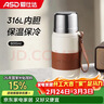 爱仕达（ASD）保温杯316L不锈钢大容量户外运动水杯男女便携茶杯RWS80B30WG-W 实拍图