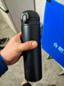 富光保温杯大容量轻量水杯男女学生316不锈钢车载弹盖杯年货礼品定制 绅士黑【316不锈钢+滤网】500ml 实拍图