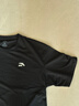 安踏（ANTA）快干棉 | 短袖T恤男女夏季圆领上衣情侣同款吸湿排汗宽松休闲短T 【经典logo】基础黑8103-3 XL 男180/女175 实拍图