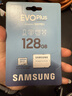 三星（SAMSUNG）128GB TF(MicroSD)存储卡 EVO白卡 U3A2V30 手机平板switch游戏机内存卡 支持4K视频 读160MB/s 实拍图