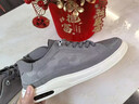 七匹狼男鞋夏季帆布鞋男透气布鞋薄款防臭软底运动板鞋一脚蹬懒人休闲鞋 灰色9446 【透气防臭】 42 皮鞋码 实拍图