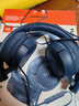 JBLTUNE520C 全新升级 Type-C接口头戴式有线耳机 高保真Hi-Res认证 线控带麦轻便低音耳机 蓝色 实拍图
