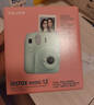 富士（FUJIFILM）instax 拍立得mini12一次成像相机 mini11升级款minise/41三寸相纸 生日礼物 送礼奖品 女生礼物 Mini12 薄荷绿【经典百搭】 官方标配【不含相纸】 实拍图