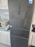 美的（Midea）271升三门冰箱灰色小型电冰箱三开门一级能效节能风冷无霜双净味家用租房MR-283WTPZE【国家补贴】 实拍图