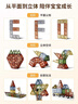 布鲁奇钻面彩窗磁力片儿童玩具男孩3-6岁磁力积木益智玩具1-3岁生日礼物 实拍图