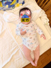 优衣库婴幼儿宝宝包臀衣长袖1件装婴儿衣服连体包屁衣哈衣481862 01 乳白色 80cm 实拍图