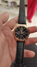 【网红爆款】商务腕表石英运动表休闲皮带男女手表 黑色 实拍图