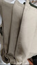 Homlean休闲裤男纯棉直筒秋冬季宽松阔腿裤子男潮流百搭男款HZ27卡其XL 晒单实拍图