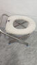 怡辉（YIHUI）坐便凳老人坐便椅孕妇坐便器可折叠便携不锈钢移动马桶YH-ZBY-03 实拍图