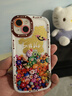 英恺达 适用苹果13手机壳iphone13保护套全包防摔抗指纹男女款创意高级保护壳泡芙壳彩色小公仔  实拍图