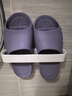 科柔（KENROLL）男女专业防滑浴室轻薄透气居家洗澡凉拖鞋 葡萄紫 39-40 (250mm) 实拍图
