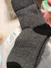 棉十三袜子男【羊毛保暖】毛圈袜秋冬纯色中筒袜男士抗寒袜高筒长袜tt 实拍图