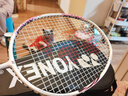 尤尼克斯（YONEX）羽毛球拍天斧进攻高磅全碳素进阶轻量耐打AX10白粉红已穿线附手胶 实拍图