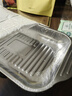 不锈钢烤鱼盘子长方形深盘托盘鱼盘家用电磁炉专用烤鱼炉小吃烧盘 双柄【32*19*5cm】浅款  无盖 实拍图