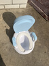 小哈伦儿童马桶宝宝坐便器婴幼儿尿盆小孩坐便器小便器双软垫小狗洛克蓝 实拍图