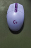 罗技（G）G102 有线游戏鼠标 淡紫色 RGB灯效 轻量化设计 吃鸡鼠标 赛博朋克 200-8000DPI 实拍图