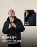 Levi's李维斯情侣同款美式复古休闲宽松百搭通勤简约立领羽绒服 黑色 M 实拍图