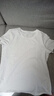 京东京造短袖女T恤5A抗菌夏季新款修身显瘦打底抑菌防汗 白色 L 实拍图