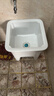 FANAI拖把池阳台小号陶瓷洗拖布池台控墩布池家用卫生间方形自动下水器 【手动款】34cm+下水器 实拍图