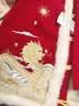今兮古兮男童过年服中国风冬季新款汉服红色新年唐装(仅上衣)中国红120 实拍图