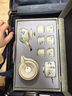 瓷牌茗茶具（cipaiming teaset）汝窑自动茶具套装家用懒人泡茶神器办公室会客功夫茶杯茶壶整套 米黄锦绣江山自动6杯礼盒 8件 实拍图