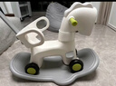babycare摇摇马六合一多功能男女孩生日礼物木马年玩具-白摇马+绿色坐垫 实拍图