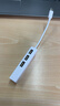 宏碁（acer）Type-C转网口分线器拓展RJ45网线接口HUB转换器 笔记本电脑台式机以太网口扩展坞 Win8/10转接头 实拍图