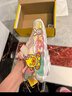 B.Duck小黄鸭童鞋女童运动鞋冬季闪灯发光保暖鞋亮灯二棉鞋5010A粉色25 实拍图