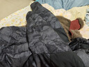 鸭鸭（YAYA）本命年羽绒服男女2025年冬季新款短款连帽时尚男士加厚保暖外套 黑青迷彩色 M (170) 【建议110-130斤】 实拍图