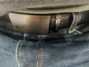 七匹狼皮带男士商务休闲自动扣牛皮裤腰带送男友老公父亲生日礼物 实拍图