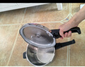 苏泊尔（SUPOR）304不锈钢5.2L压力锅22cm【2-4人适用】快煮防爆高压锅电磁炉通用 实拍图
