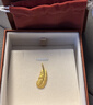 周生生新年羽毛黄金吊坠 挂坠女不含项链生日礼物86820P 计价2.15克 实拍图