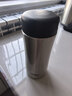 膳魔师（THERMOS）保冷保温杯400ML高真空不锈钢商务办公保温杯JCG-400C SBK 实拍图