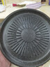 麦饭石烤肉盘家用不粘锅铁板烧韩式烤肉锅电磁炉卡式炉户外烤盘 太阳花烤盘 28cm 实拍图